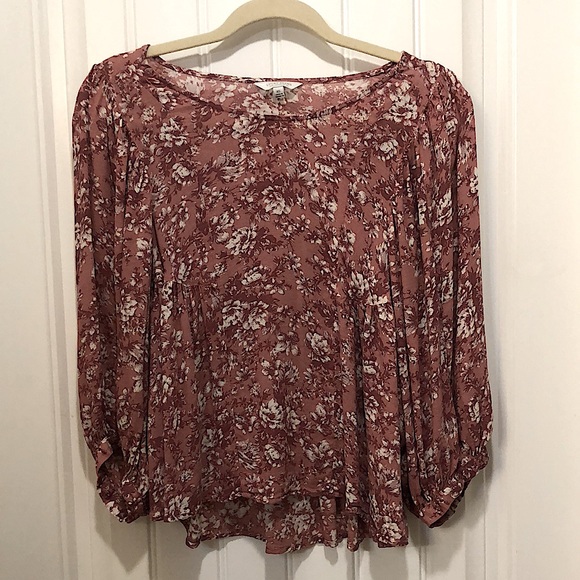 Xsmall Lucky Brand Hippy Blouse - Picture 2 of 3